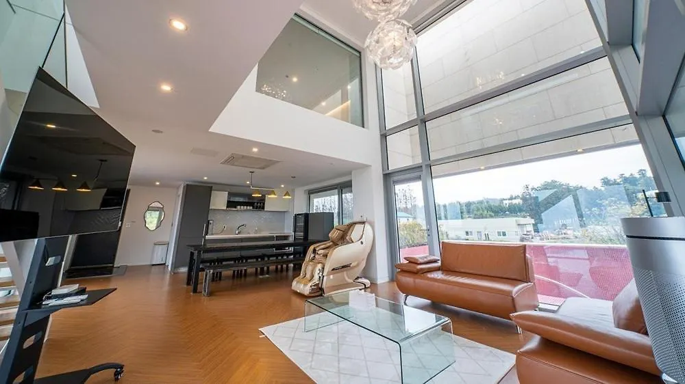 Jeju Mia Private Pool Villa Large Outdoor Warm Pool 0*,
